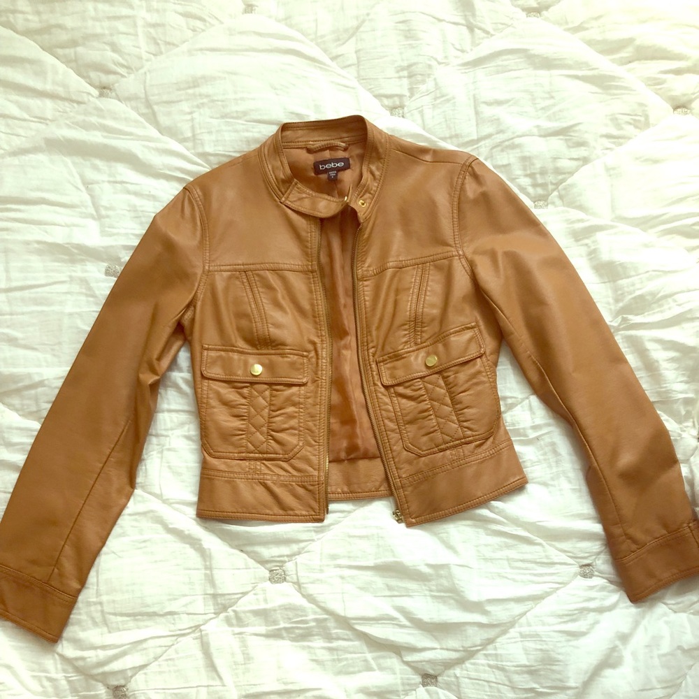 Bebe faux leather jacket